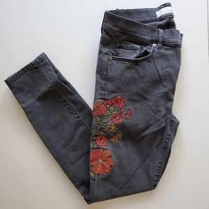 Loft Embroidered Jeans